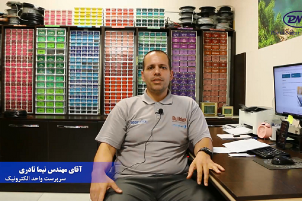Introducing the electronics department of Prato Negar Persia by the head of the department, Mr. Nima Naderi